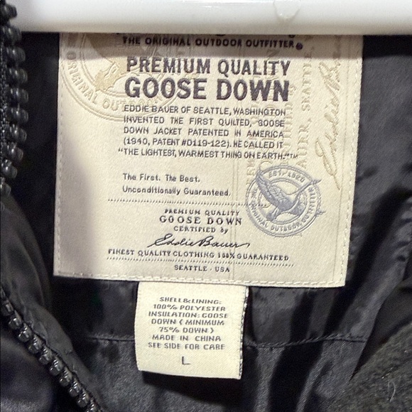 Eddie Bauer Women's Long Black Puffer Jacket - Picture 2 of 9